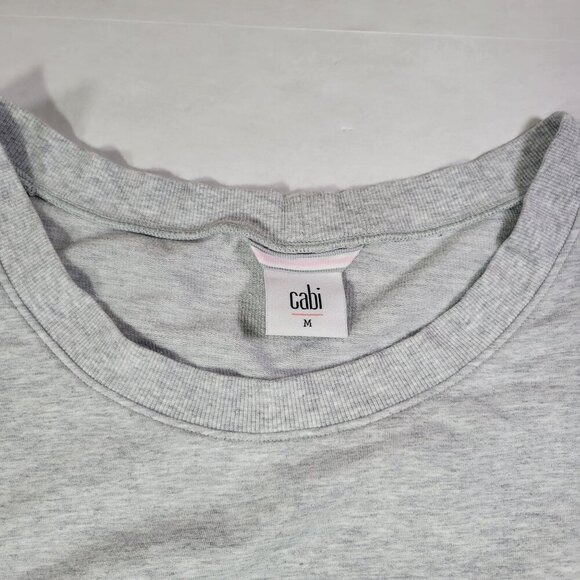 Cabi Women Modal & Cotton Blend Heather Gray Sleeveless Athleisure Muscle Top M - Picture 2 of 6